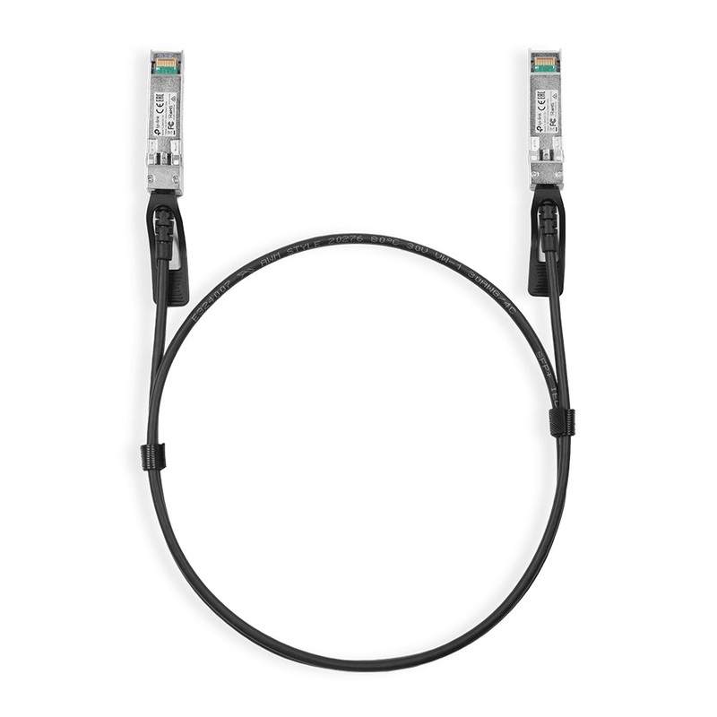 TP-Link TL-SM5220 10G SFP+ Direct Attach Cable 1-Meter / 3-Meters with 1000Mbps Transmission Rate for Switch, NAS, Router, Server, Firewall, Network Adapter, Media Converter, Data Center TP LINK TPLINK