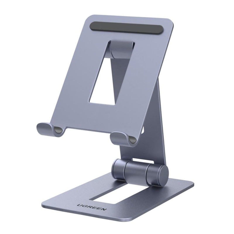 UGREEN Desk Phone Holder Foldable Stand Type Mobile Phone Mount – Compatible with 4-9.7 Cellphone, Android & iOS Smartphone, Samsung Galaxy Plus Ultra, Tablet, iPhone Plus Pro Max, iPad Mini | Accessories