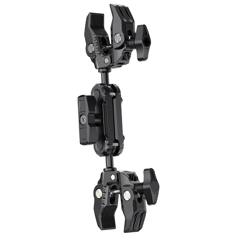 Ulanzi CO17 Super Clamp with 360 Dual Mini Ball Head Magic Arm, 12-58mm Clamping Surface, 1/4-20 ARRI Adapter, 3.5kg Max. Load Capacity for Smartphone Clip, Fill Light, Compact, DSLR, SLR, Mirrorless, Panoramic, Action Cameras | C046GBB1
