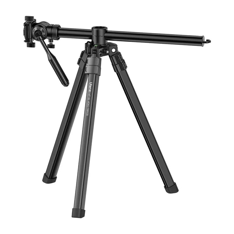 Ulanzi MT-65 Professional Horizontal Tripod with 360 Integrated Ball Head, Built-In Phone Clip, Vertical and Center Shaft Inverted Shooting Mode, 57cm to 175cm Adjustable Height for Smartphones, DSLR, SLR, Mirrorless Cameras | 3336