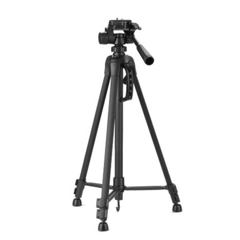 WEIFENG WT-3540S Camera Tripod with Quick Release Plate, 360 Pan & 90 Tilt, 160cm Max. Height, 3kg Max. Load Capacity for Smartphone, DSLR, SLR, Mirrorless, Compact, Action Camera