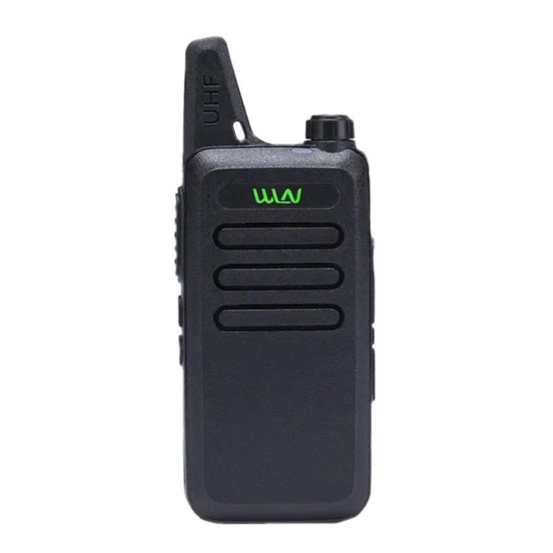 WLN KD-C1 Mini Walkie Talkie Portable Two Way Radio (PC Programmable) 5W 400-470Mhz UHF Transceiver and Receiver with 16 Channels | WLN KD-C1 WHITE