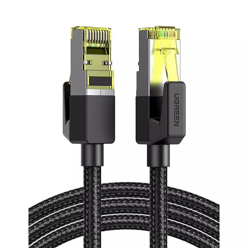 [CLEARANCE] Ugreen 10 Meters Cat 7 High-Speed Braided RJ45 Ethernet Cable with Pure Copper Core, 10Gbps 600MHz Transmission Speed, Nylon Braided Jacket for PC, Laptop, TV, PS5, PS4, Xbox One, Modem, Router, Printer, etc | 30791