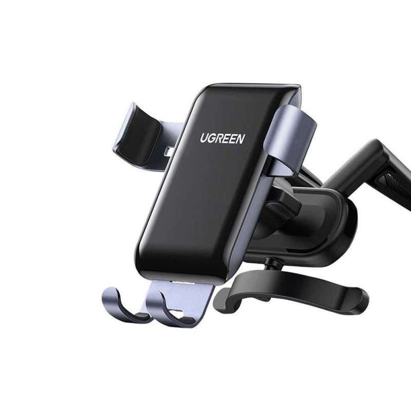 [CLEARANCE] UGREEN Gravity Auto Lock Air Vent Mount Car Phone Holder Fits Round, Vertical, and Horizontal Aircon Vents for iPhone & Android Smartphone | 30401