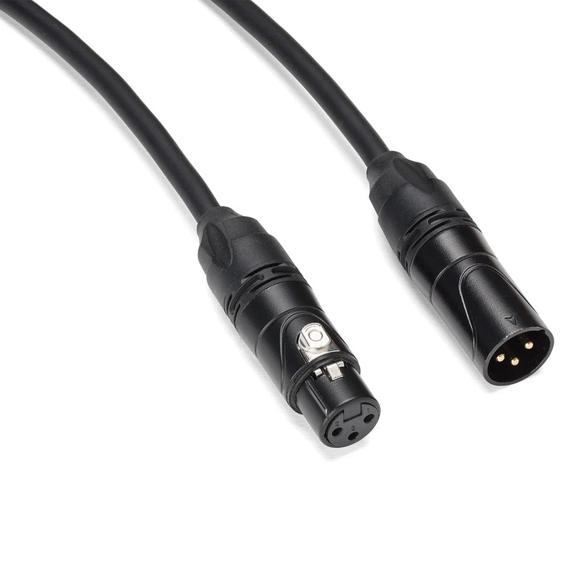 Samson TOURtek PRO 2 / 3 / 5 / 6 / 7 / 9 / 15 / 30 Meters 3 Pin XLR Male to Female Microphone Audio Cable with PVC Jacket, Gold Plated Neutrik Connectors and Copper Mesh Shielding | ESATPM