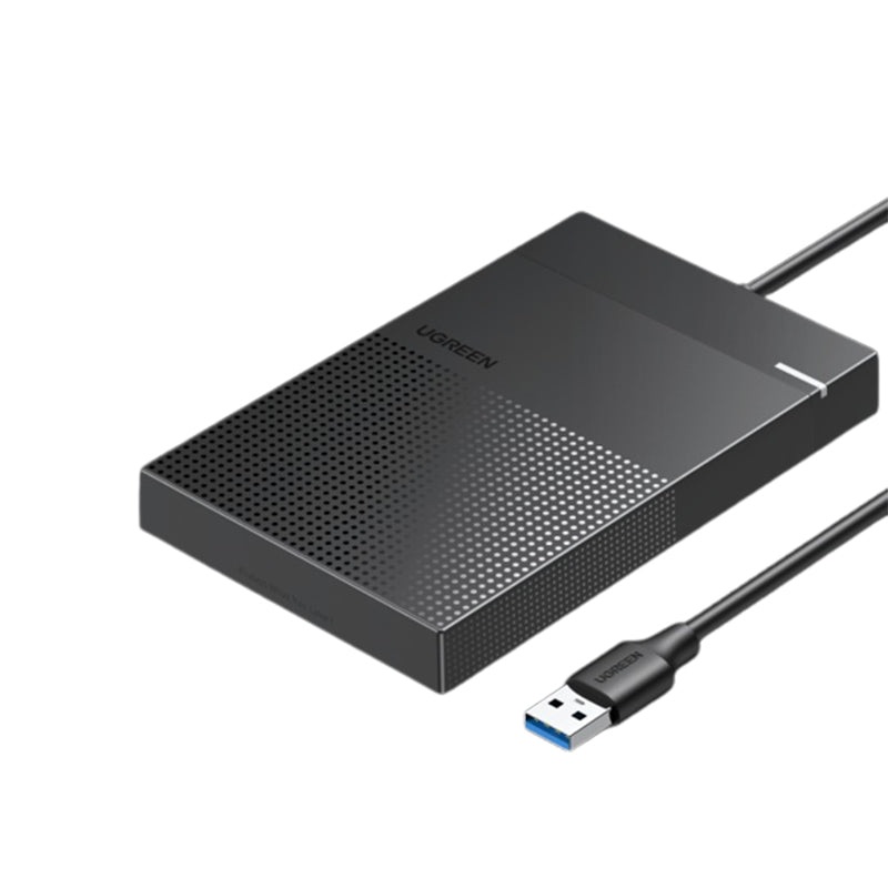 UGREEN 2.5 inch SATA III to USB 3.0 SSD HDD Hard Disk Drive Enclosure with 5Gbps Transmission Rate and Up to 6TB Storage Capacity for PC, Laptop, Desktop Computer, PS5, PS4, Xbox One/360 – Supports Windows, Mac OS, Linux, and Chrome OS | 30719