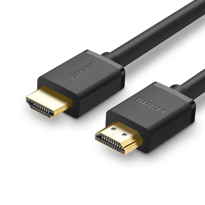 UGREEN 4K UHD HDMI 1.4 Male to Male Cable (0.5 Meters) High Speed 10.2Gbps with Ethernet Gold Plated Connectors, 2-Way Audio Surround for Laptop, TV, PC, Gaming Consoles – 30115