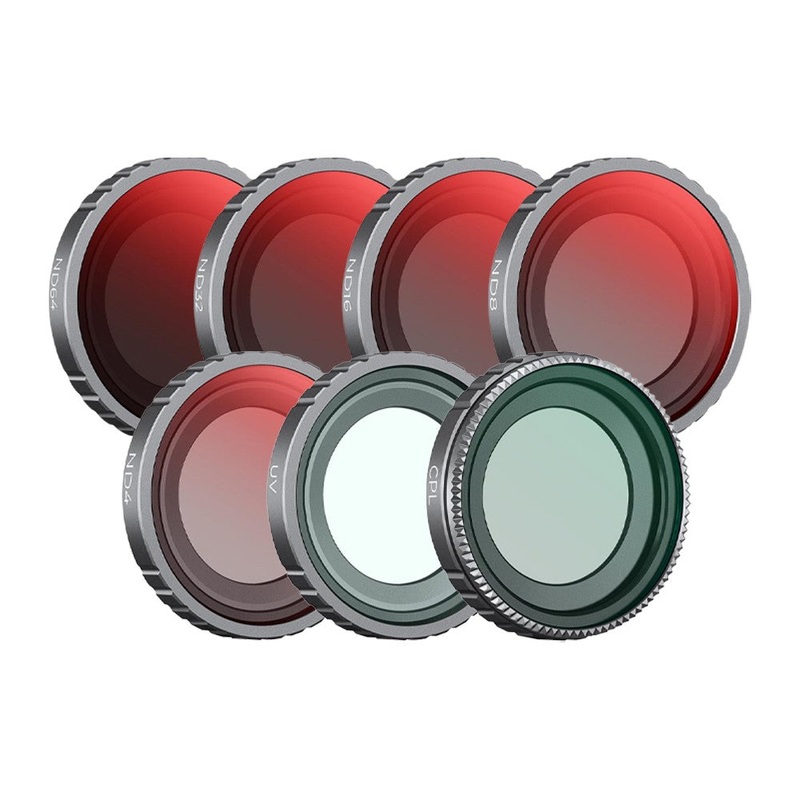 [CLEARANCE] K&F Concept Nano-X Series Optical Glass Lens Filter Kit for Insta360 GO 3 Action Camera, Aluminum Frame & Multi-Layer Protection Coating UV + CPL + ND4 / ND8 + ND16 + ND32 + ND64 – Neutral Density Circular Polarizer Ultraviolet Filters