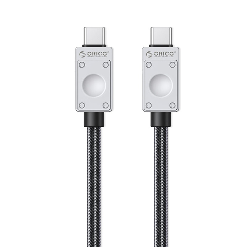 [CLEARANCE] ORICO 0.5 Meter 240A2-20 Series USB Type-C Male to Male PD 240W 20Gbps Fast Charging Nylon Braided Video and Data Cable with 4K 60Hz Video Output and E-Marker Chip for Smartphone PC Laptop