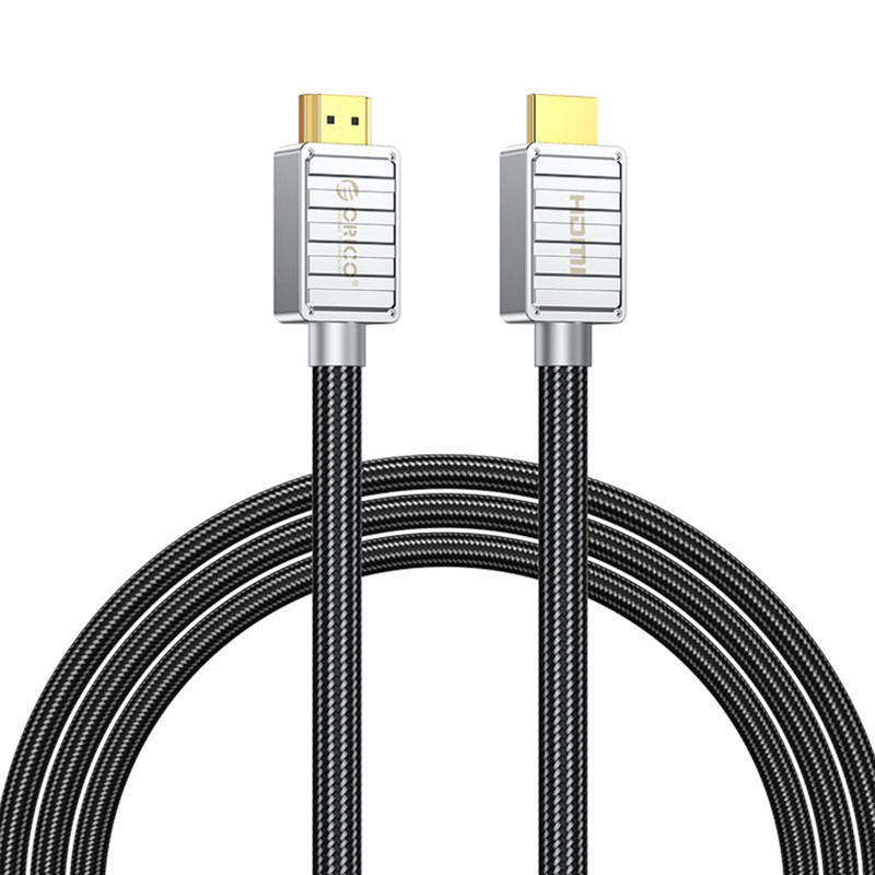 [CLEARANCE] ORICO 2 Meters H4CY Series 4K UHD Gold Plated Braided HDMI 2.0 Video Cable with HDR Display, 18Gbps High Bandwidth Rate, 240Hz Refresh Rate, Backward Compatible for Monitors, TV, Desktop PC Computer Laptop – Black