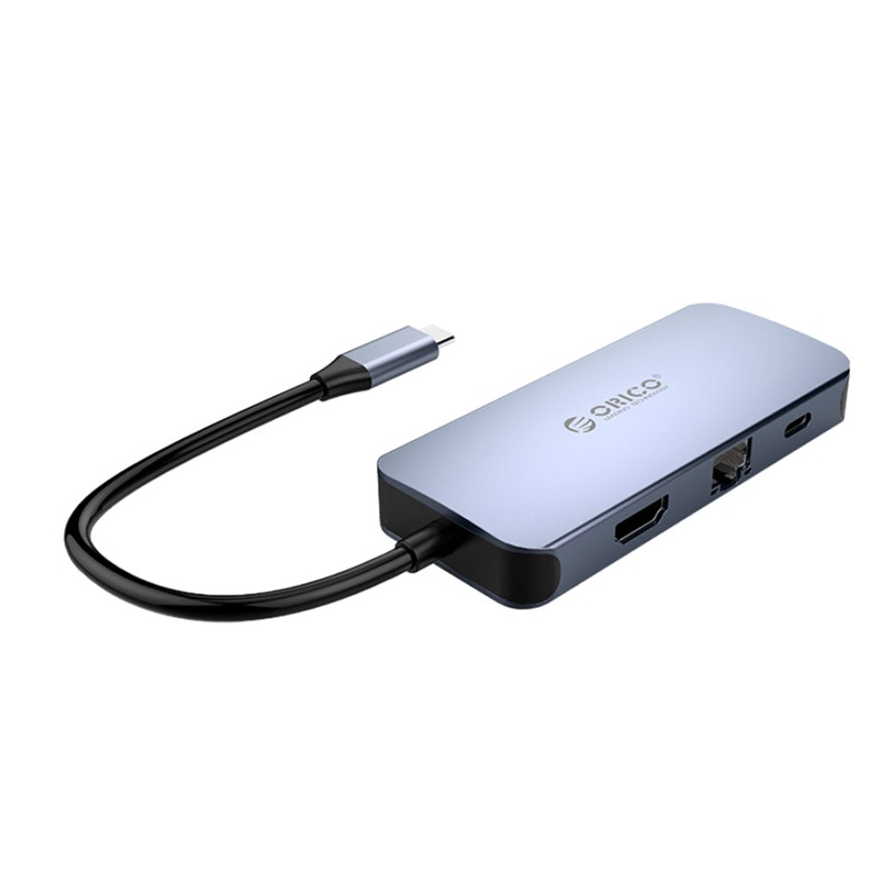[CLEARANCE] ORICO 6 in 1 USB 3.0 Type-C Multifunctional Docking Station with 5Gbps Transfer Rate, PD 100W Power, HDMI 4K 30Hz Video Output, RJ45 Gigabit 1000Mbps and OTG Support for Smartphone PC Desktop Laptop | MC-U602P
