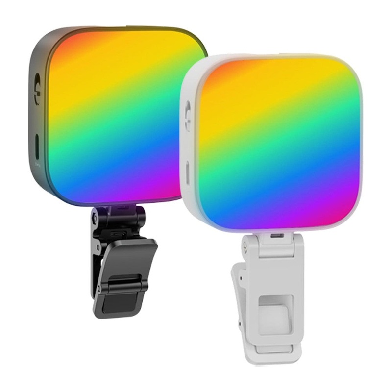 [CLEARANCE] Ulanzi U60 RGB Video Light with 72 Colors, 2500-9000K CCT Color Temperature, 18 Light Effects, 2500mAh Battery with USB Type-C Port, Magnetic Mount and Cold Shoe for Cameras and Photo and Video | L026GBW1