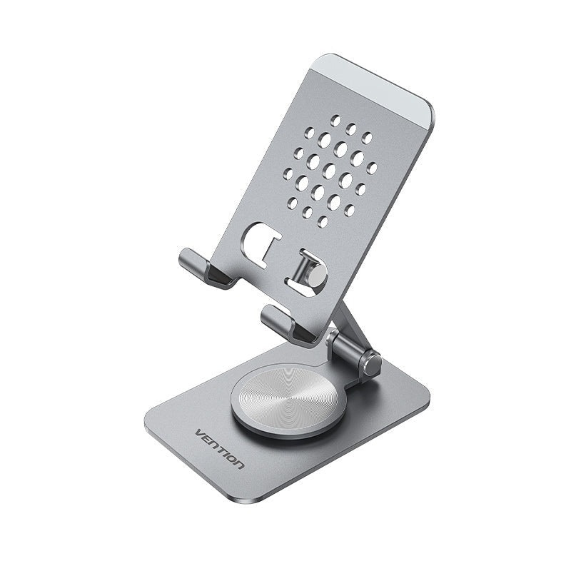 Vention Articulating Aluminum Alloy Tablet and Phone Holder Desk Stand with 360 Degree Rotatable for iPad, iPhone, Galaxy Tab, Android Smartphones etc. | KSDH0