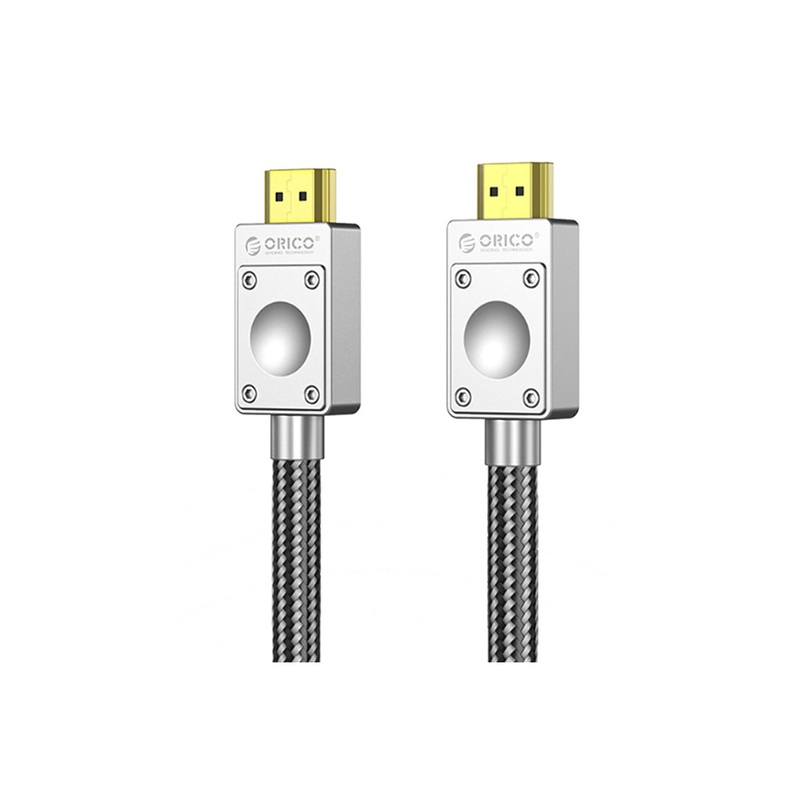 [CLEARANCE] ORICO 1.5 Meter H4BY Series 4K UHD Gold Plated Braided HDMI 2.0 Video Cable with HDR Display, 18Gbps High Bandwidth Rate, 240Hz Refresh Rate, Backward Compatible for Monitors, TV, Desktop PC Computer Laptop – Black