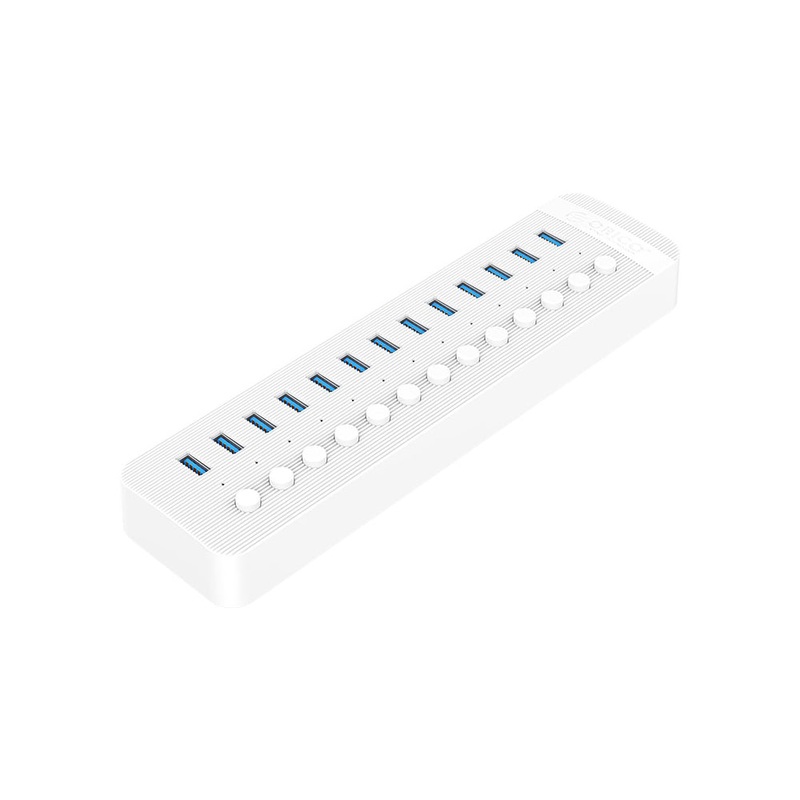 [CLEARANCE] ORICO 13 Port USB-A 3.0 Hub with Individual Switch, 5Gbps Transfer Rate, BC 1.2 Charging and Blue LED Power Indicator | CT2U3-13AB-US