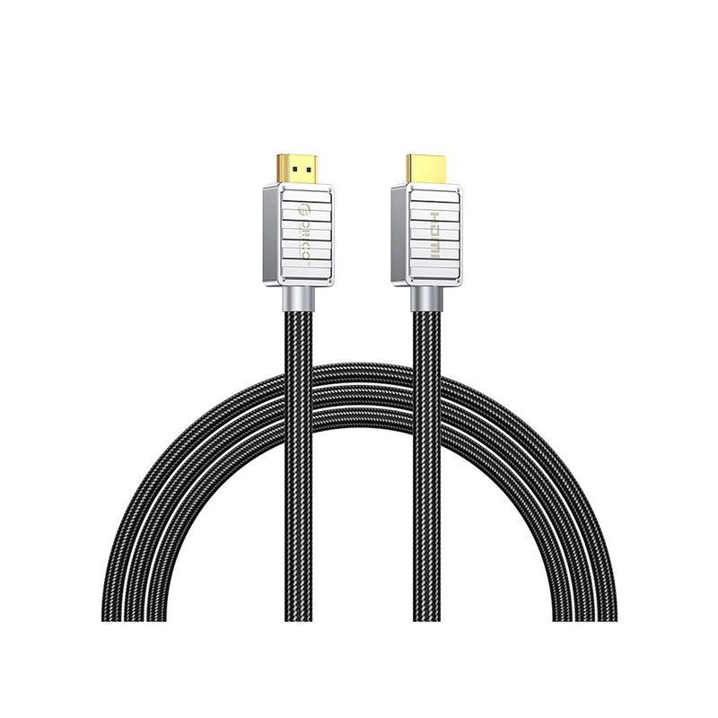 [CLEARANCE] ORICO 2 Meters H8CY Series 8K 60Hz UHD Gold Plated Braided HDMI 2.1 Video Cable with HDR Display, 48Gbps High Bandwidth Rate, 240Hz Refresh Rate, Backward Compatible for Monitors, TV, Desktop PC Computer Laptop – Black