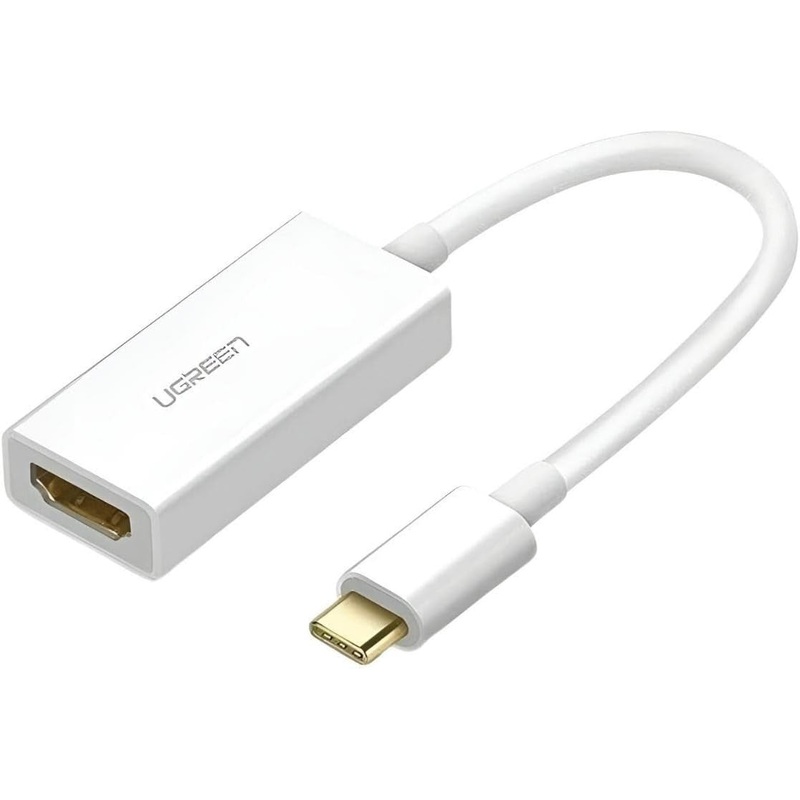 [CLEARANCE] UGREEN USB-C Male to HDMI Female Adapter Port, Support 4K@30Hz Video Resolution Output, HDMI 1.4b version, HDCP compliant for Mac OS, Linux Windows Computer, MacBook, Macbook Pro to HDTV, Monitor, Projector | 40273