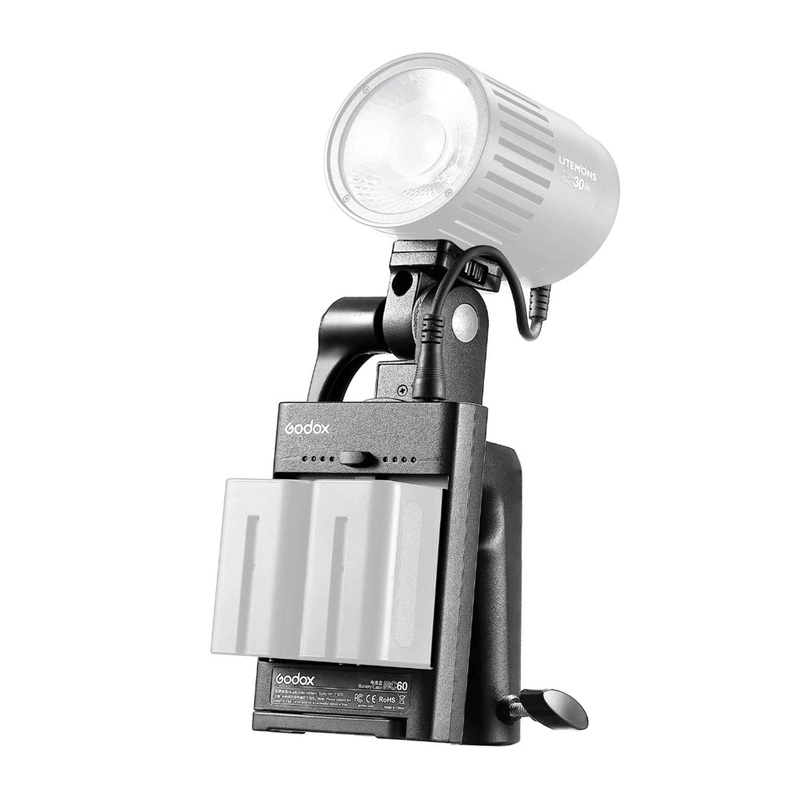 Godox ML-AK Accessory Kit with L-Series Batteries Plate and Handle for ML/LC Series Video Lights
