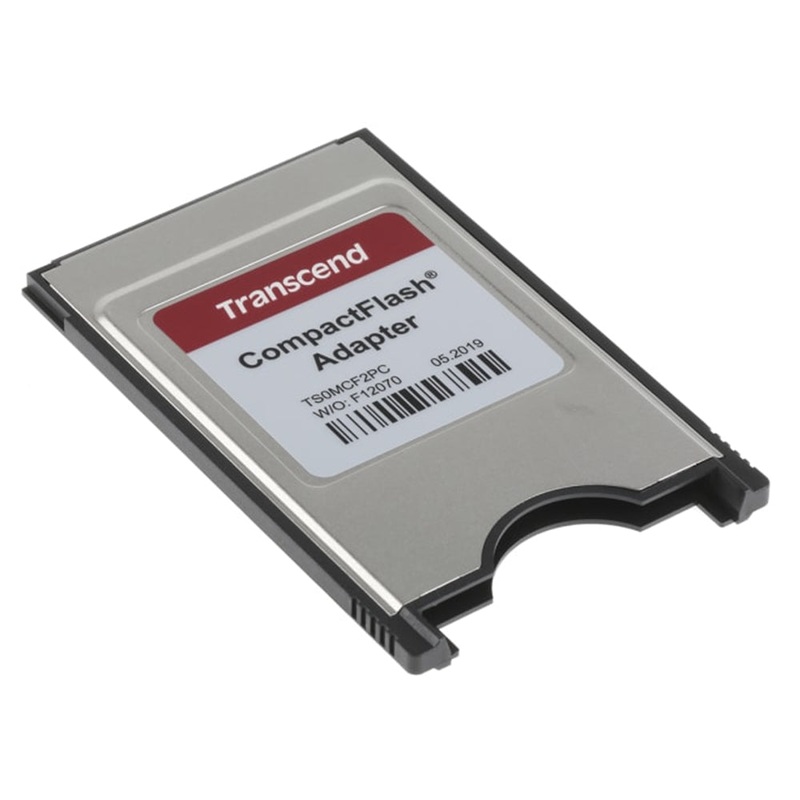 Transcend Type III / Type II PCMIA Internal Card Reader for CompactFlash Type I and Type II Memory Cards for PC Desktop Laptop Computer | TS0MCF2PC