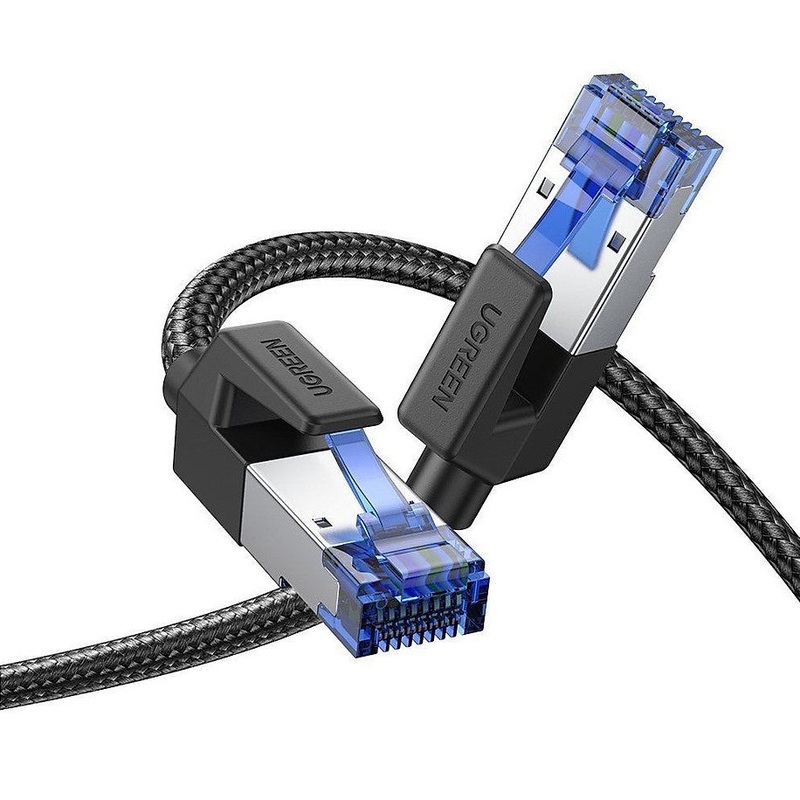 UGREEN 1.5 Meters CAT8 Nylon Braided RJ45 LAN Ethernet Network Cable with 40Gbps Data Speed 2000Mhz Bandwidth for Computers, Laptops, Modems, Routers, Game Consoles | 80430