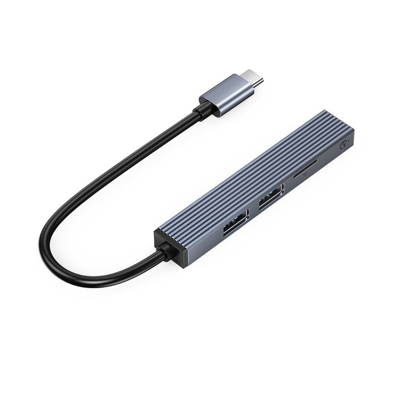 [CLEARANCE] ORICO 4-in-1 Type C USB HUB with Micro SD / TF Memory Card Reader for Windows MacOS Linux Computer PC Laptop MacBook iMac Keyboard Mouse Flash Disk Phone Tablet Cable Charger | AHC2-3TF