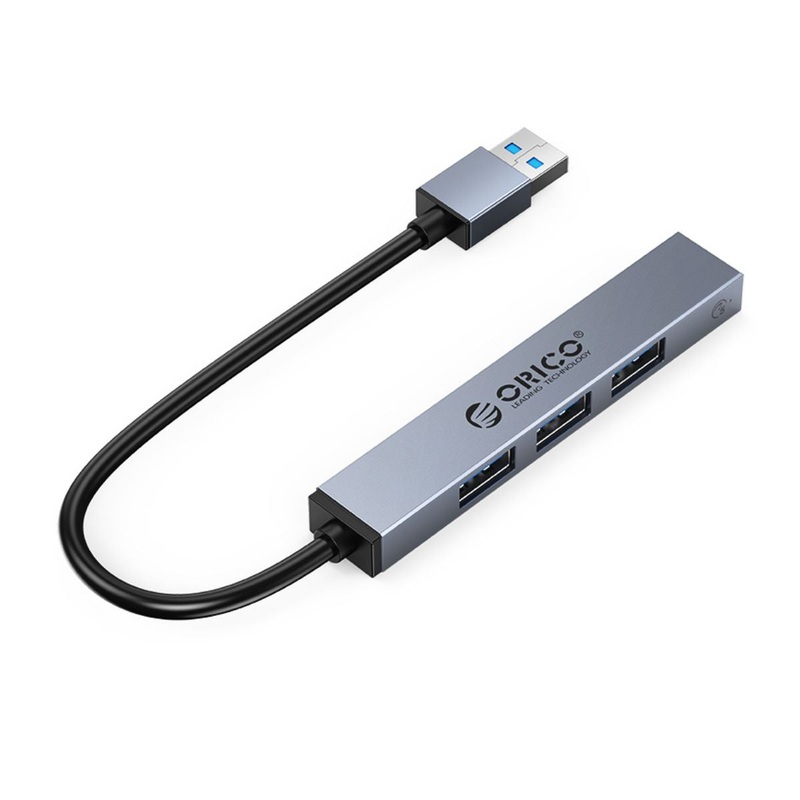[CLEARANCE] ORICO 4-in-1 USB 3.0 HUB for Windows MacOS Linux Computer PC Laptop MacBook iMac Keyboard Mouse Memory Card Reader Flash Disk Phone Tablet Cable Charger | AHU1-4A