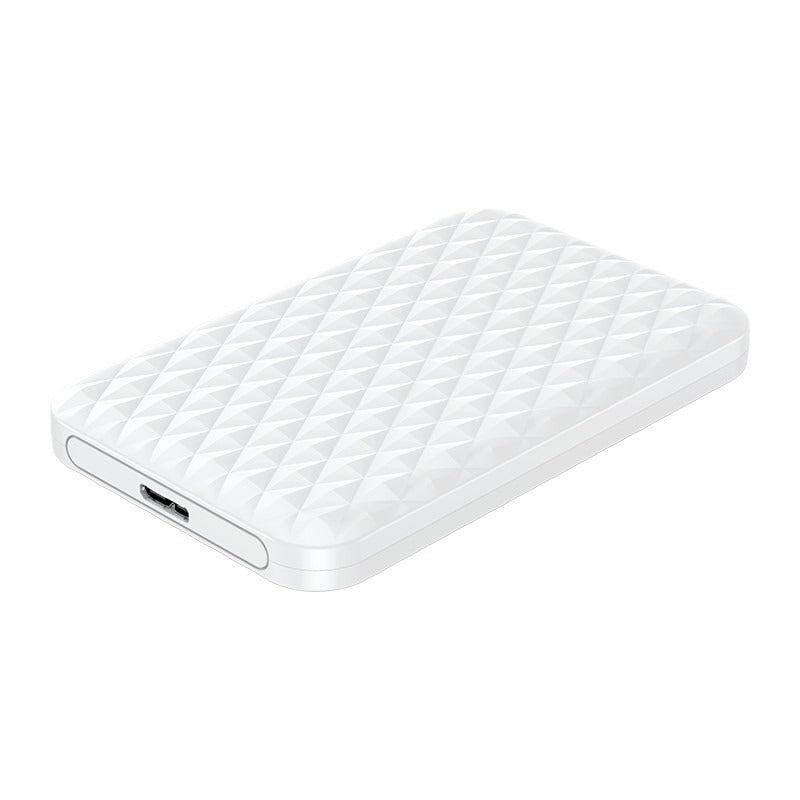 ORICO 2.5 SATA 3.0 HDD External Enclosure USB 3.0 Micro-B with Max 5Gbps Transfer Rate, 4TB Memory Storage Capacity and Tool Free Installation for Windows Mac Linux | 2520U3 | White