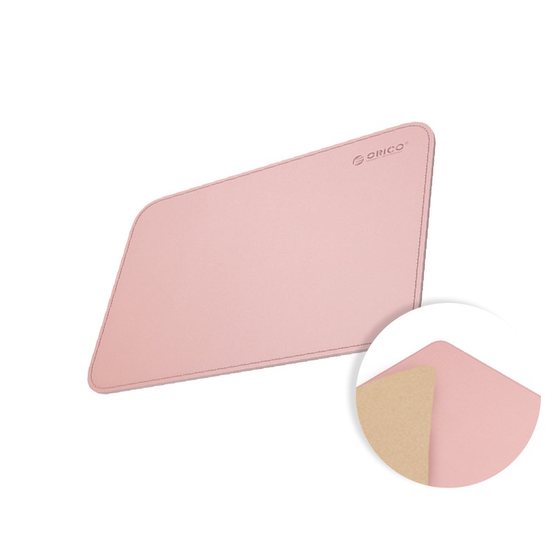 ORICO Cork Mouse Pad 200 x 300mm with Polish Precise Positioning Environment-Friendly Waterproof Anti-Pollution Delicate and Smooth Features for PC Laptop – Pink
