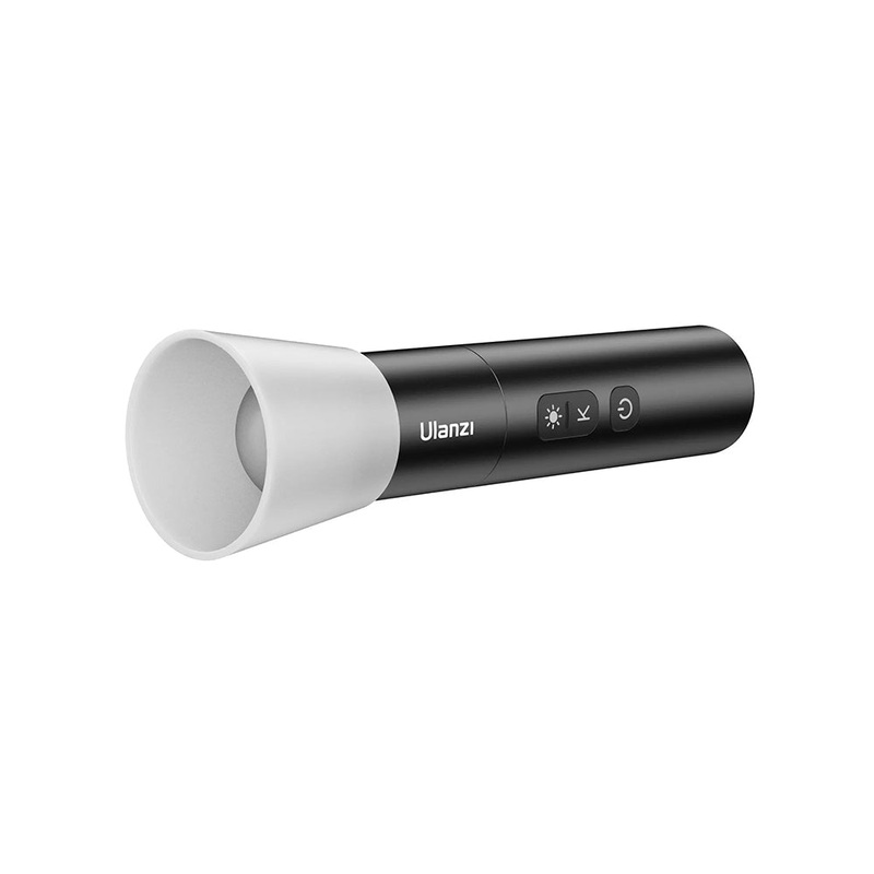 Ulanzi LM07 Bi-Color 2000mAh Flashlight with 2000K – 8000K CCT Color Temperature, 4 Level Brightness, Power Display and USB Type-C Port for Photography, Videography | L031GBB1