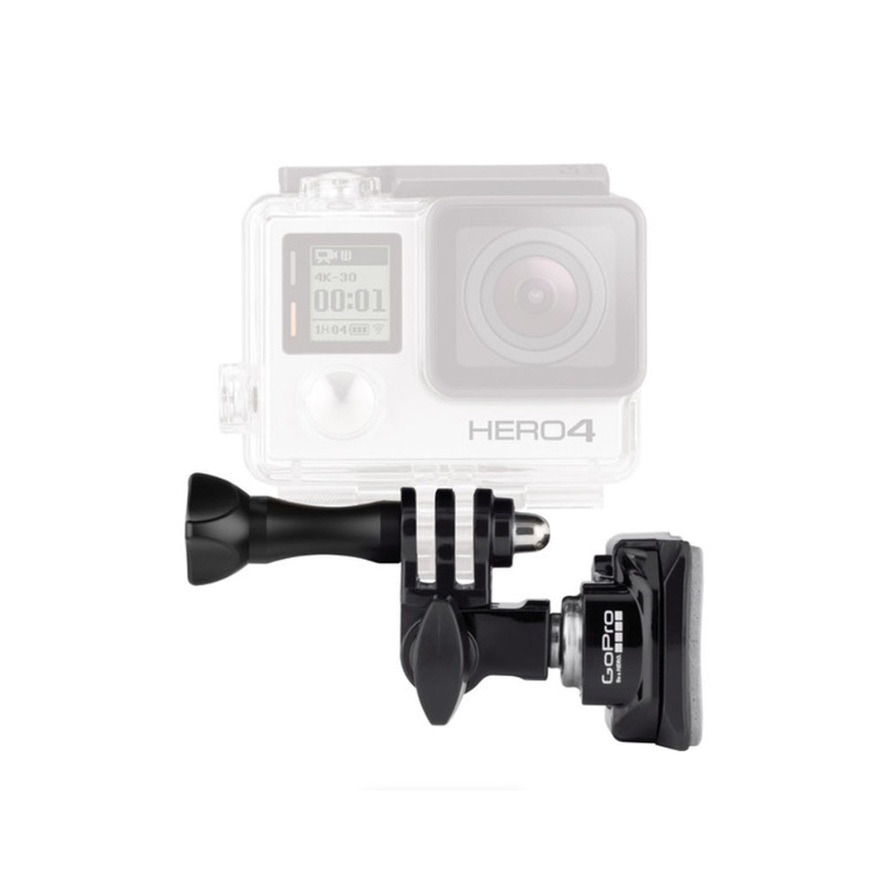 GoPro Front and Side Helmet Mount with Curved Adhesive Mounts, QR Quick Release Buckle and Vertical Buckle for HERO 12 / 11 / 11 Mini / 10 / 9 Action Camera | AHFSM-001