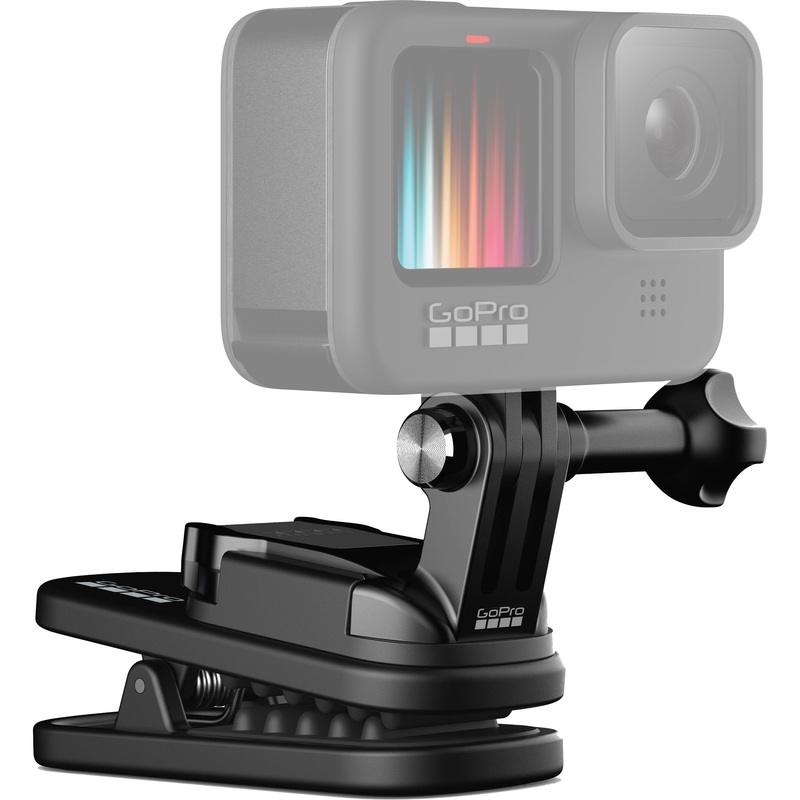 GoPro Magnetic Swivel Clip Mount with 360 Degree Rotation for HERO 12 / 11 / 11 Mini / 10 / 9 / 8 BLACK Action Camera | ATCLP-001