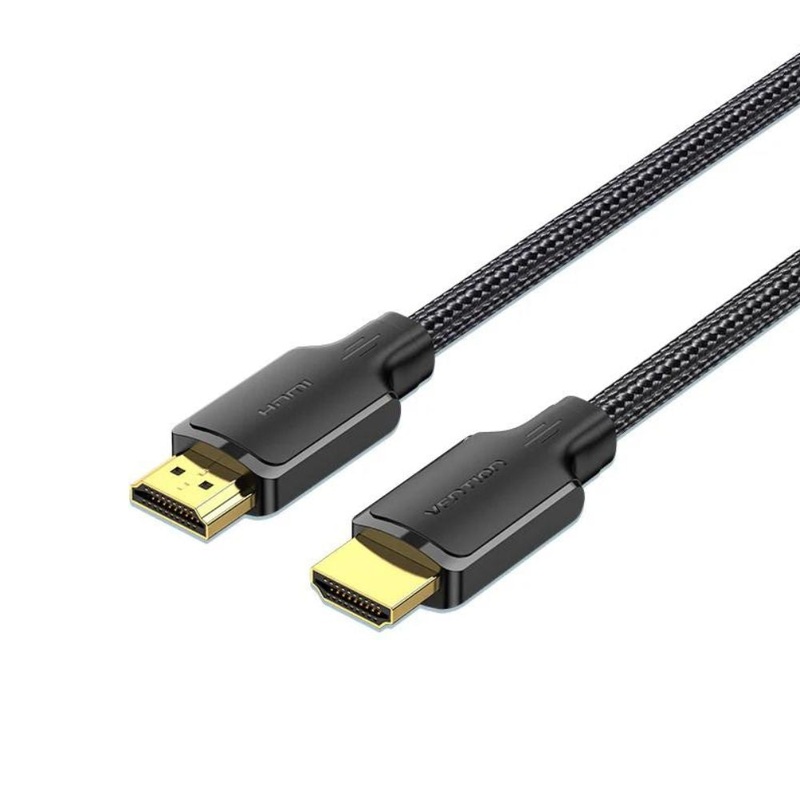 Vention HDMI Male to Male 4K 60Hz HDR Cotton Braided Video Cable with 18Gbps Total Bandwidth for Computer, Laptop, Gaming Console, TV, Projector – 0.5M / 1M / 1.5M / 2M / 3M