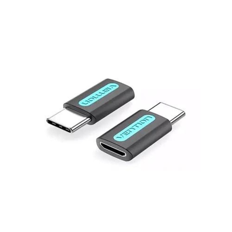 Vention USB-C Male to Micro USB-B Female Adapter with High-Speed 480Mbps Transfer Speed for Phone, Tablet, Laptops