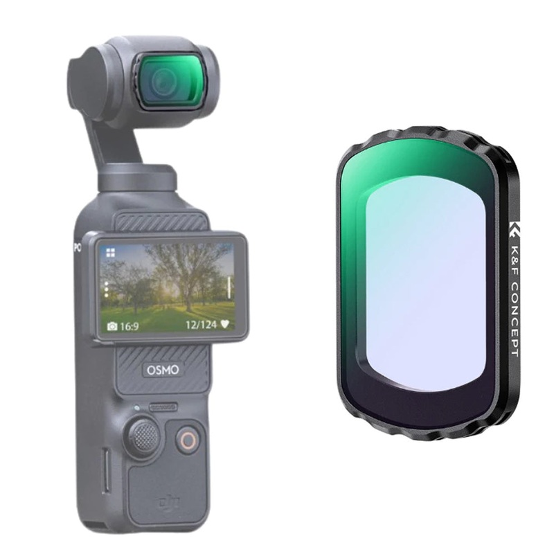 K&F Concept DJI OSMO POCKET 3 NANO-X Light Pollution Reduction Lens Filter for Night Scenes & City Lights – Multi-Coated Optical Glass, Ultra-Slim Magnetic Frame, High-Definition, Waterproof & Scratch-Resistant | Camera Accessories
