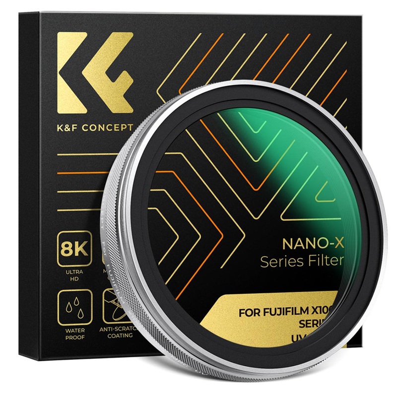 K&F Concept FUJIFILM X100 Series NANO-X MCUV Ultraviolet Lens Filter for FUJI X100, X100F, X100S, X100T, X100V, X100VI Cameras – Multi-Coated Optical Glass, Magnetic Frame, High-Definition, Waterproof & Scratch-Resistant
