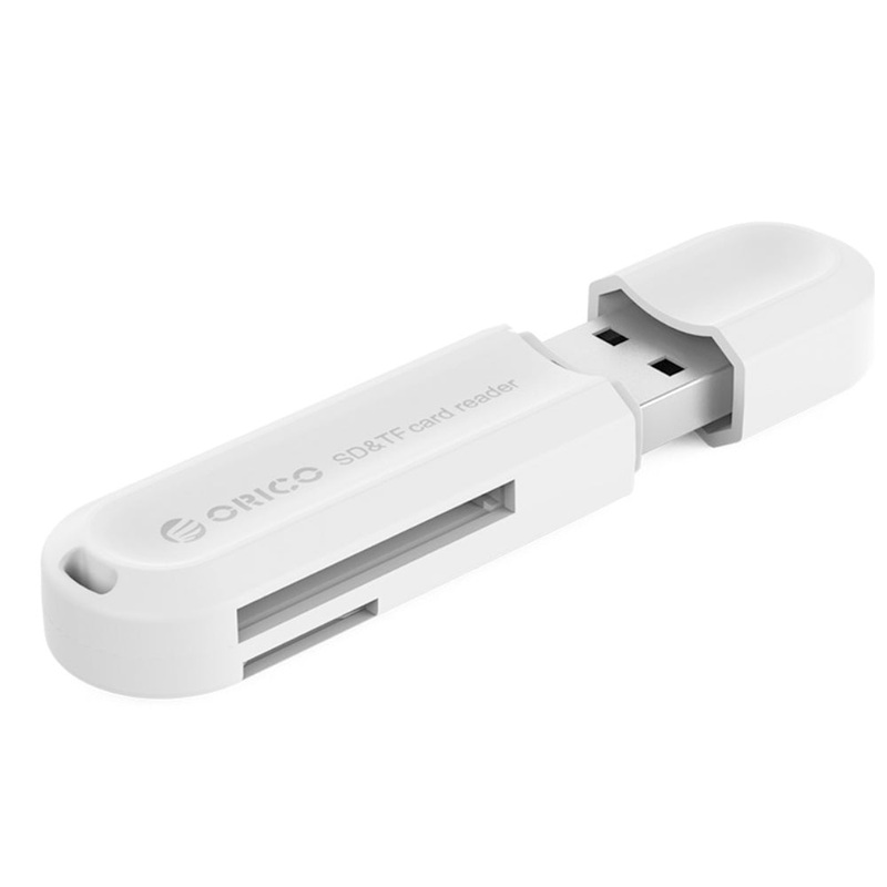 ORICO USB 3.0 SD/TF Card Reader  5Gbps Speed & 2TB Storage Support for PCs, Computer Desktops & Laptops (Windows, macOS, Linux) | ORICO-CRS21