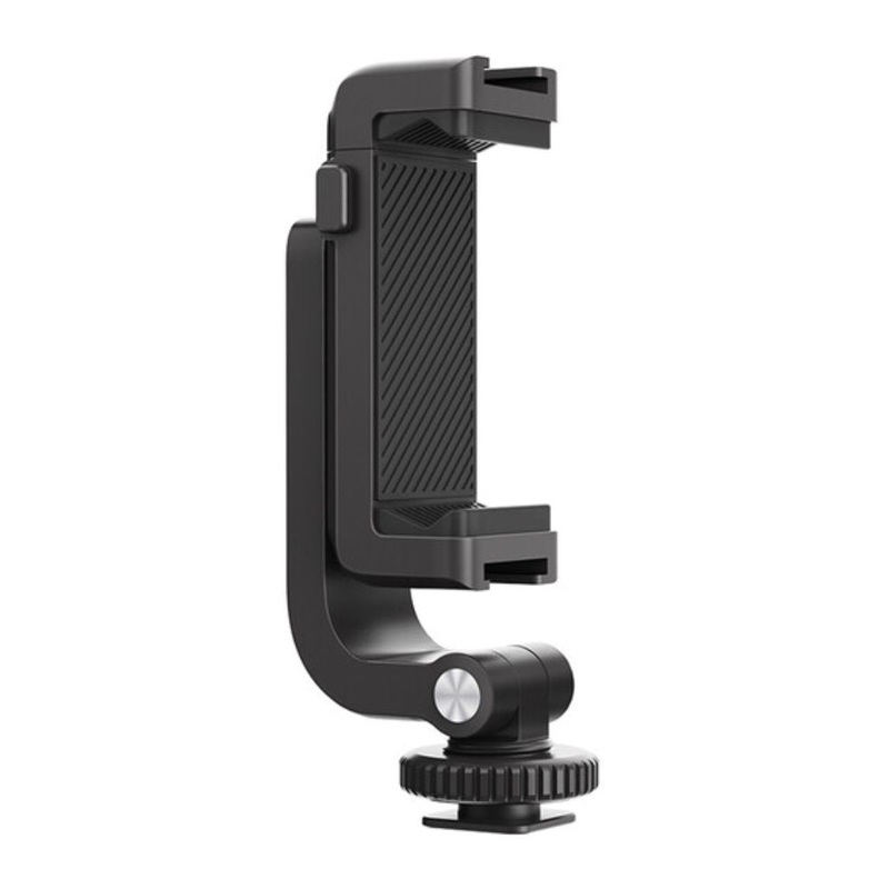PGYTECH Cold Shoe Smartphone Holder (60-92mm) with Dual Cold Shoe Mount and 1/4 Thread for Camera Cages, Tripods, Monopods, and Selfie Sticks | P-CG-140
