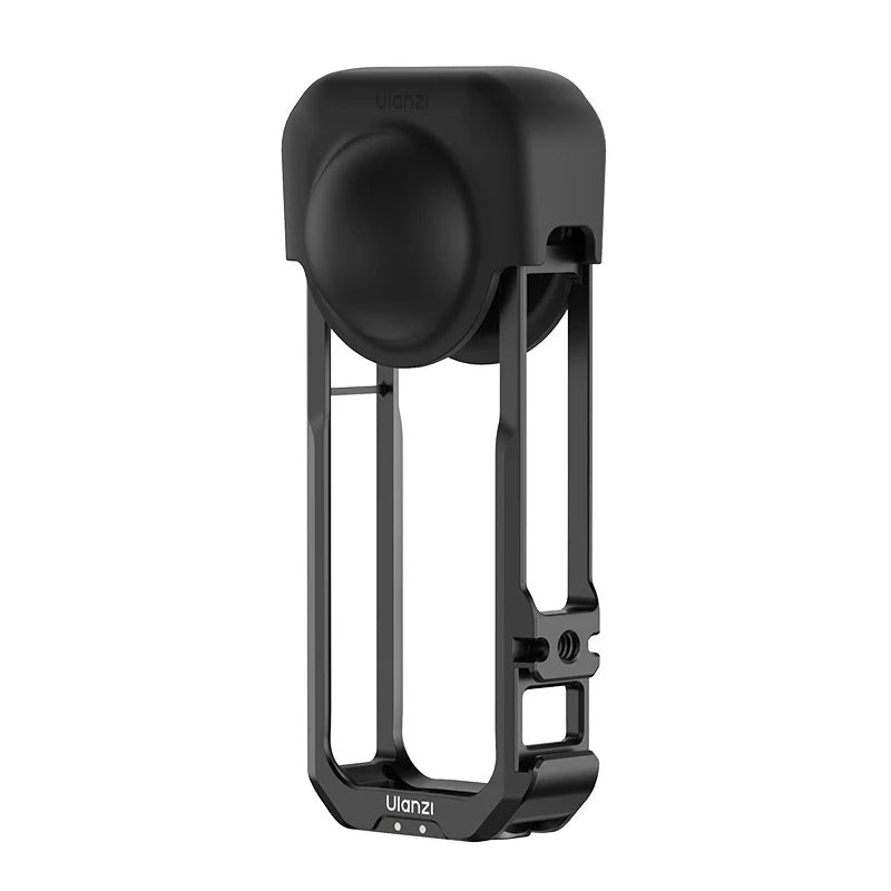 Ulanzi IN-04 Metal Camera Cage for Insta360 X4 with Silicone Lens Cap, 1/4 Attachment Holes, and Cold Shoe Mounts for Camera Accessories | CO33