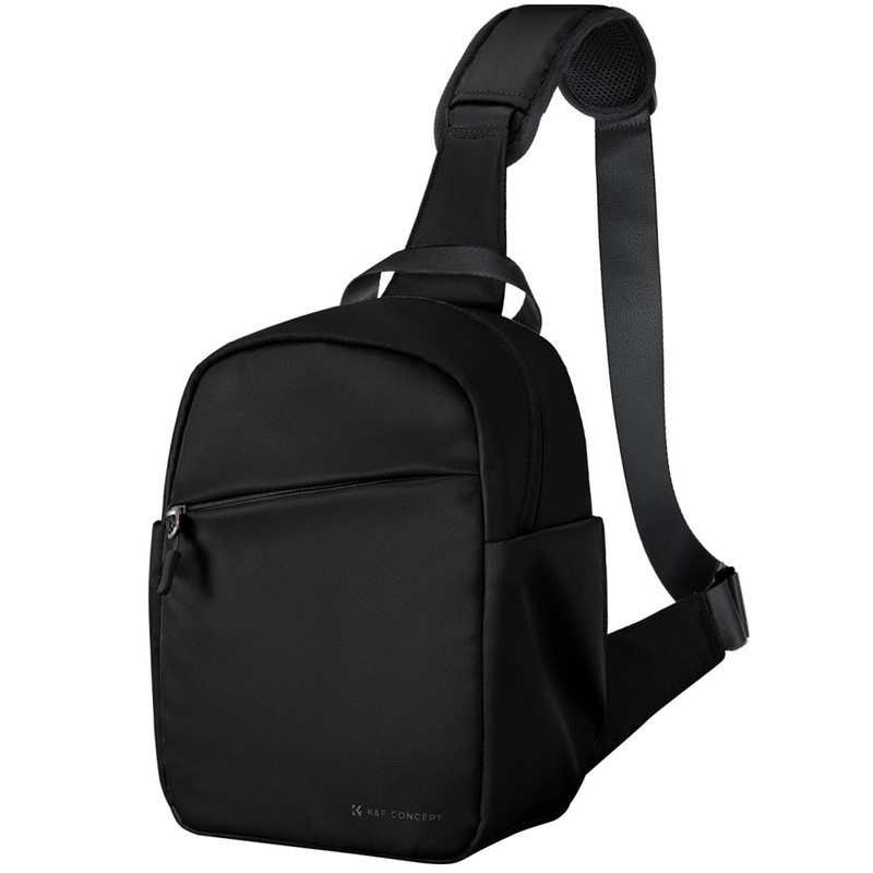 K&F Concept 5L Camera Crossbody Bag Single Sling Strap Backpack for Travel & Photography with Enough Storage for Cameras, Lenses, Drones, Smartphones, Tablets & Accessories – Sony FUJIFILM Canon Nikon Panasonic Lumix DJI iPhone iPad