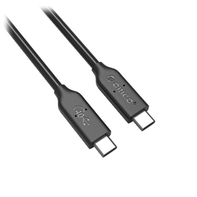 ORICO 0.5m 0.8m USB4 Type-C Cable Male to Male PD 100W Fast Charging with 40Gbps Transfer Speed, 8K@60Hz Video Output Support for PC Desktop Computer Smartphone