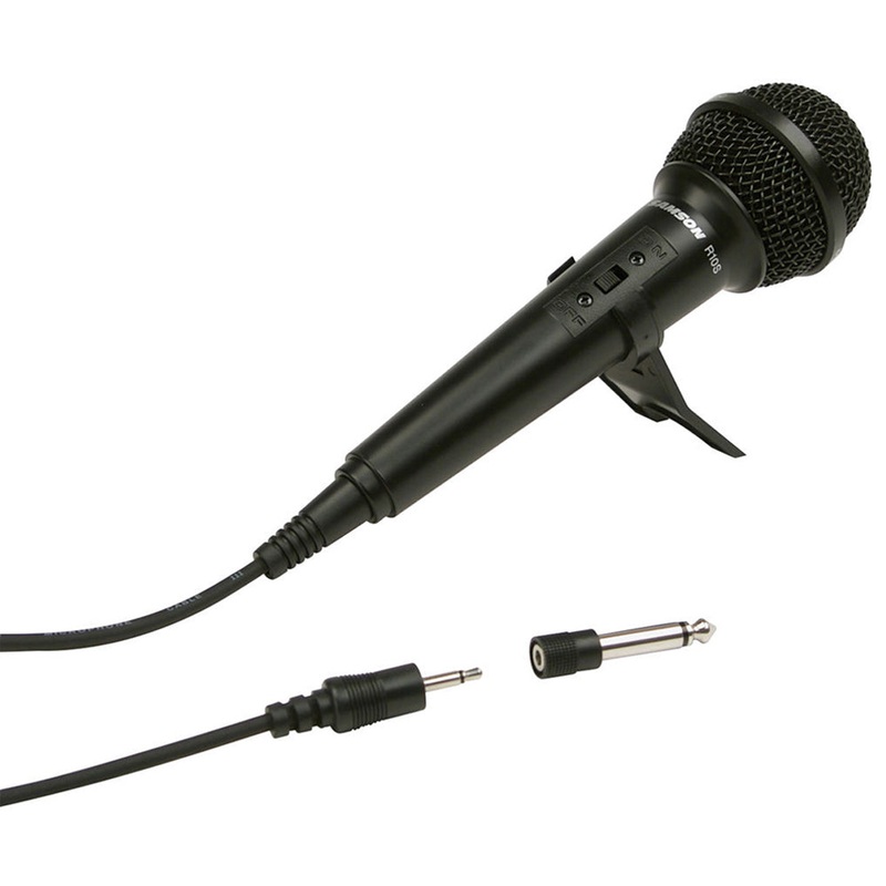 Samson R10S Dynamic Cardioid Handheld Microphone with On / Off Switch, High Gain, Low Impedance and 80Hz12kHz Frequency Range for Karaoke, Multimedia and Portable Recording | ESCR10S