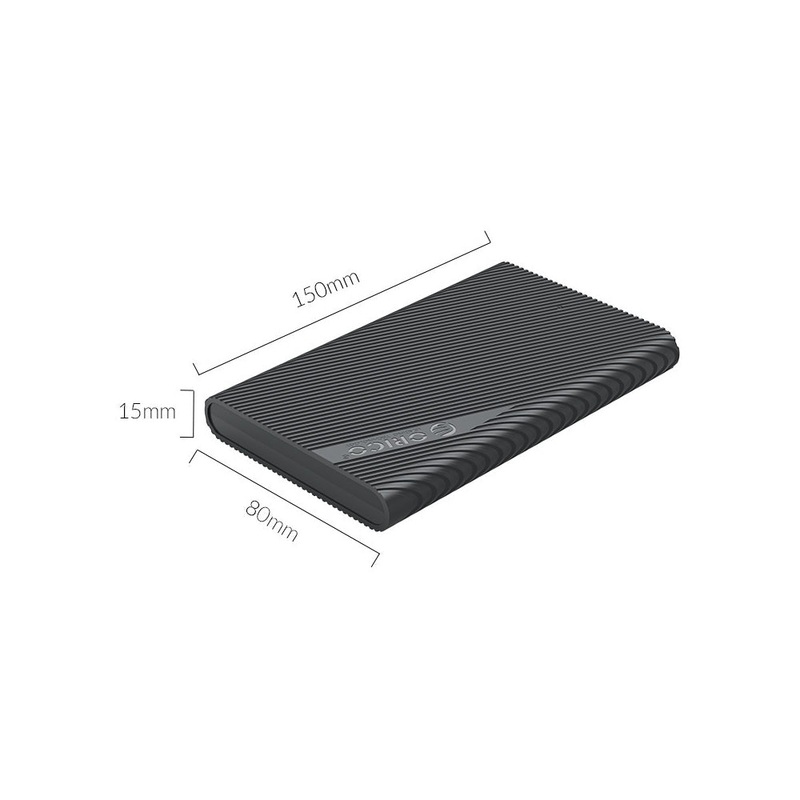[CLEARANCE] ORICO 5Gbps 2.5 Inch HDD / SSD SATA 3.0 to USB 3.1 Gen1 Type C Hard Drive Enclosure Case with 4TB Maximum Disk Storage Capacity for Windows MacOS Linux Computer PC Laptop MacBook iMac – USB-C to USB-C | 2521C3