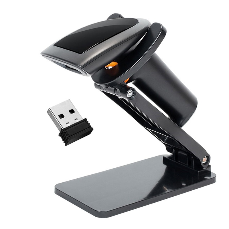 LogicOwl 1D 2D Wireless Barcode Scanner with 2.4GHz / Bluetooth Connectivity, Multi Language Support for Stores, Markets, Logistics, Warehouse and Inventory | OJ-BWHS25L