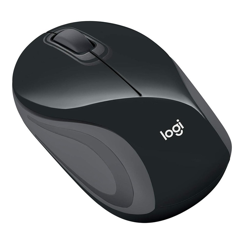 Logitech M187 Ultra Wireless Portable Mini Mouse with 1000 DPI, Nano Receiver, and Optical Sensor for Chrome OS, Mac OS, Windows 8, and 10 Series