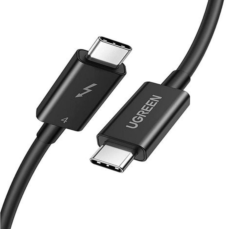 UGREEN Thunderbolt 4 100W Male to Male USB C Fast Charging & Data Sync Cable (0.8 Meter) with Up to 40Gbps Transfer Rate, 8K 60Hz Video Output for MacBook, iPad Pro, Laptop, Android Phone, Tablet, Smartphone, etc – 30389
