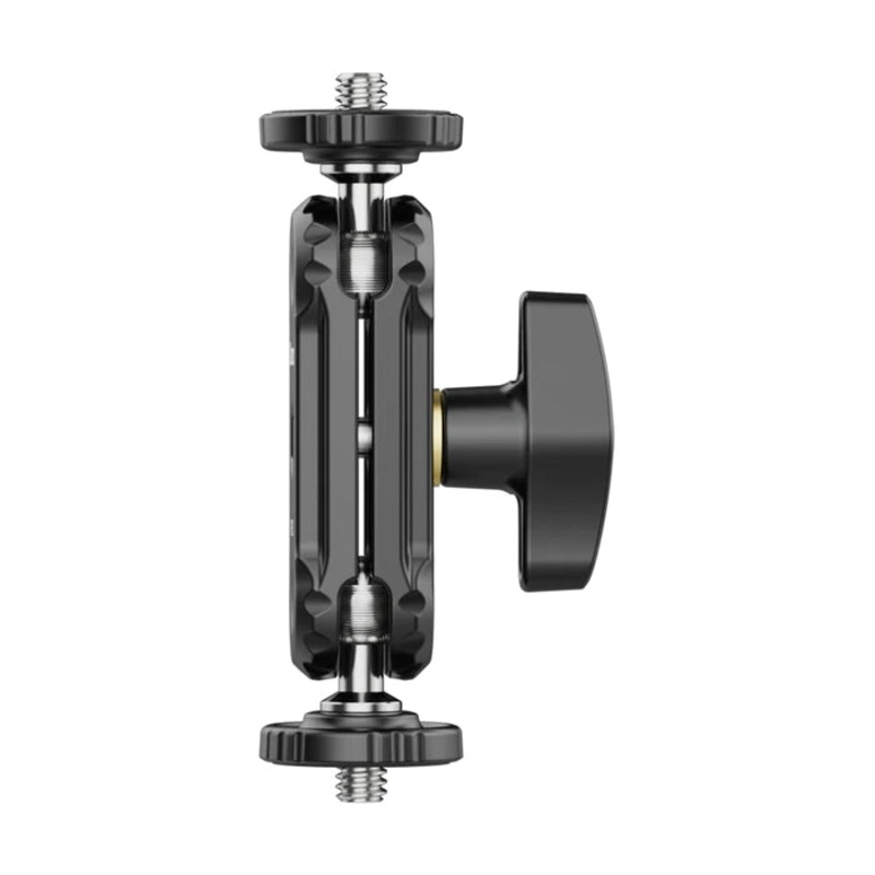 Ulanzi R102 Multi-Functional Double Ball Head with 1/4 Dual Mount Screws, 1Kg Load Capacity, 360 Degree Rotatable & 180 Degree Tilt for Photography Equipment (KIT Available) | 3058, 3059
