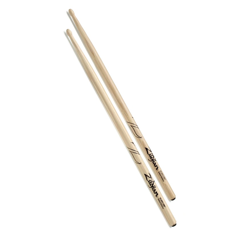 Zildjian 5A Anti-Vibe Series Hickory Drumsticks Oval Tip for Drums and Cymbals (Wood) | Z5AA