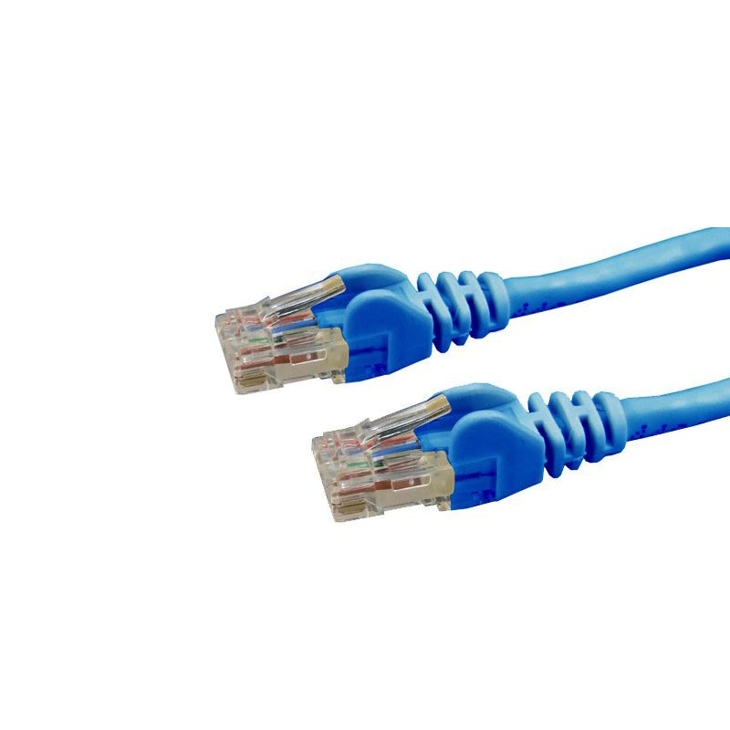 [CLEARANCE] AD-Link RJ45 Cat6E UTP Patch Ethernet Cable (15m – 50m) 24AWG CCA PVC Coating Network Cable 15m / 20m / 30m / 50m (Blue)