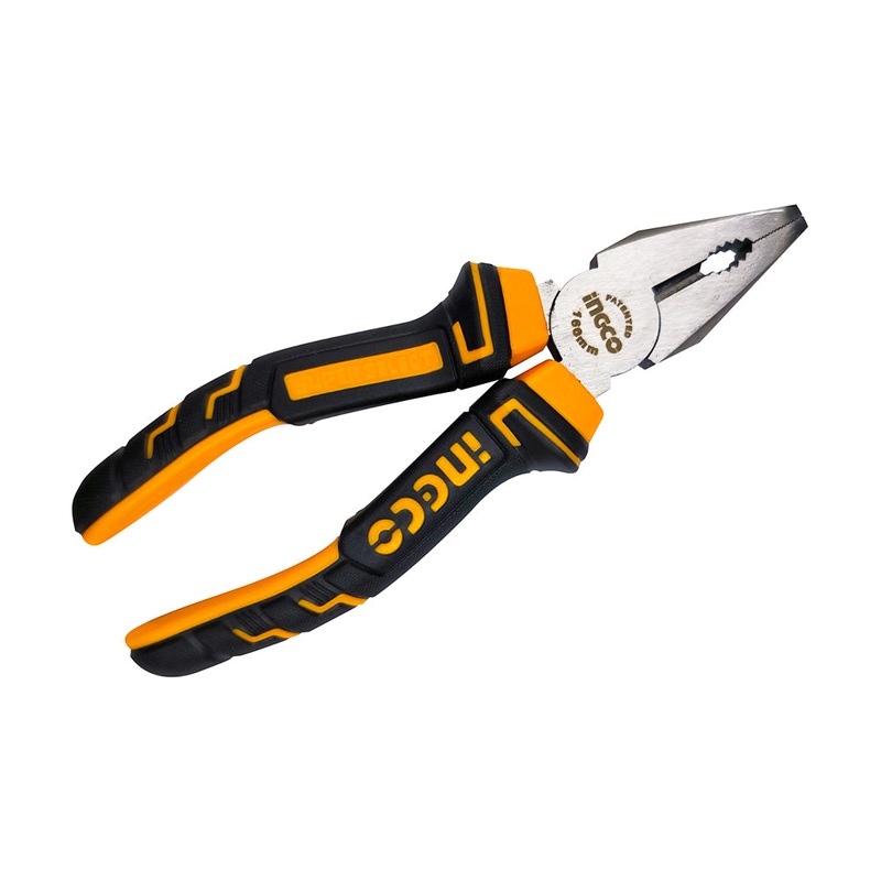 [CLEARANCE] INGCO Combination Pliers 6 | 7 | 8  SS Super Select with Patented Two-Color Handle, Polish and Anti-rust oil | HCP08168 HCP08188 HCP08208