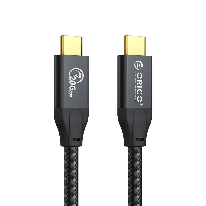 [CLEARANCE] ORICO CM32 (0.5m / 1m / 3m / 5m) USB Type C 3.2 Gen2x2 Fast Charging Data Cable with 20Gbps High-Speed Transmission Rate, PD 100W QC4 4K 60Hz Video, Aluminum Alloy for Smartphones, MacBook, Tablet, PC